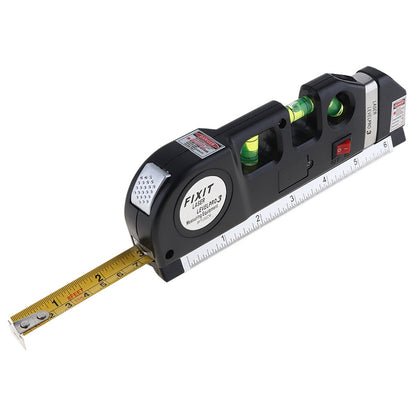 Laser Level with Tape Measure Pro 3 (250cm), LV-03(Black) - Laser Rangefinder by PMC Jewellery | Online Shopping South Africa | PMC Jewellery