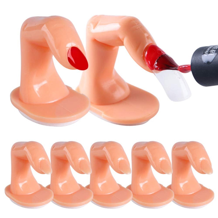 DIY Acrylic Practice Fake Finger Model Nail Art False Tips Training Display Tool (5pcs in one packaging, the price is for 5pcs) - free shipping - PMC TechLife - Order now!