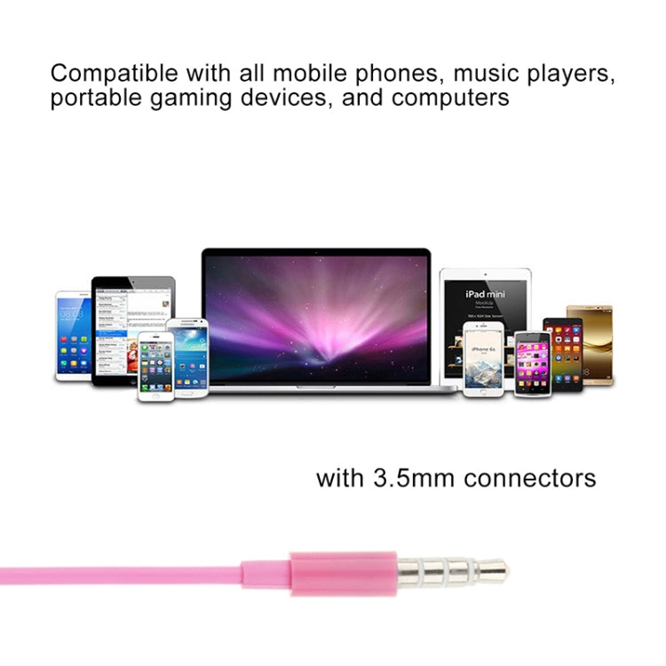 3.5mm Stereo Electroplating Wire Control Earphone for Android Phones / PC / MP3 Player / Laptops(Blue) - In Ear Wired Earphone by PMC TechLife | Online Shopping South Africa | PMC TechLife