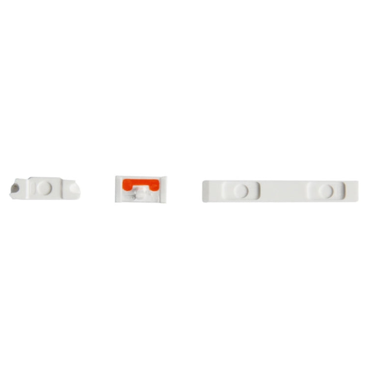 3 in 1 Mute Button + Power Button + Volume Button for iPhone 5C(White) - iPhone 5 Parts by PMC TechLife | Online Shopping South Africa | PMC TechLife