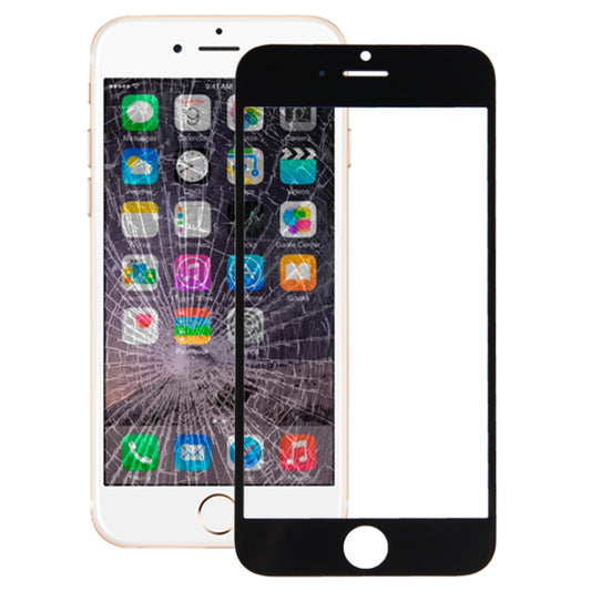 Front Screen Outer Glass Lens for iPhone 6(Black) - iPhone 6/6 Plus Parts by PMC Jewellery | Online Shopping South Africa | PMC Jewellery