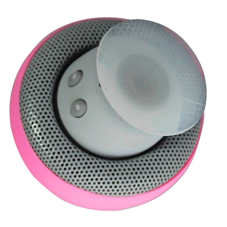 Mushroom Shape Bluetooth Speaker with Suction Holder(Pink) - Desktop Speaker by PMC TechLife | Online Shopping South Africa | PMC TechLife