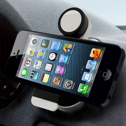 Portable Air Vent Car Mount Holder, For iPhone, Galaxy, Sony, Lenovo, HTC, Huawei, and other Smartphones (Black + Grey) - Car Holders by PMC Jewellery | Online Shopping South Africa | PMC Jewellery