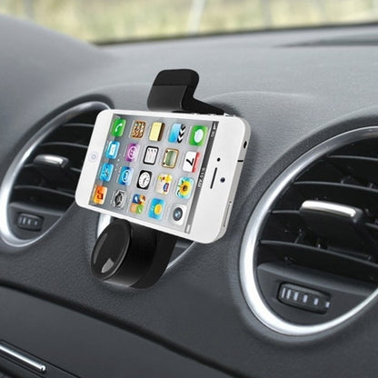 Portable Air Vent Car Mount Holder, For iPhone, Galaxy, Sony, Lenovo, HTC, Huawei, and other Smartphones (Black + Grey) - Car Holders by PMC Jewellery | Online Shopping South Africa | PMC Jewellery