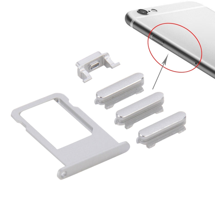 Card Tray  for iPhone 6s Plus(Silver) - iPhone 6S/6S Plus Parts by PMC TechLife | Online Shopping South Africa | PMC TechLife