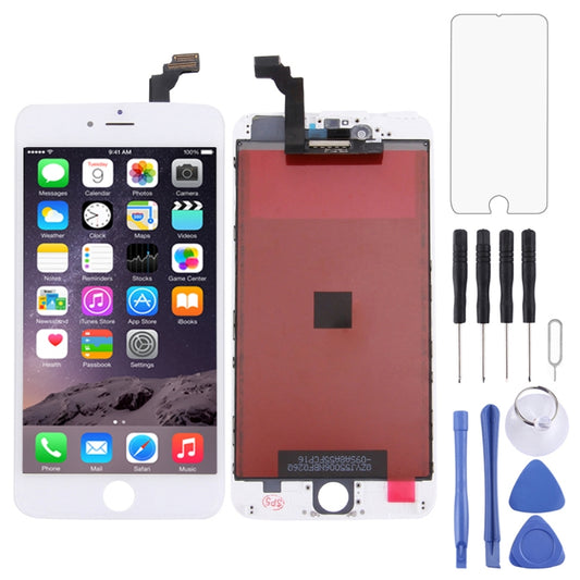 TFT LCD Screen for iPhone 6 Plus Digitizer Full Assembly with Frame  (White) - iPhone 6/6 Plus Parts by PMC Jewellery | Online Shopping South Africa | PMC Jewellery