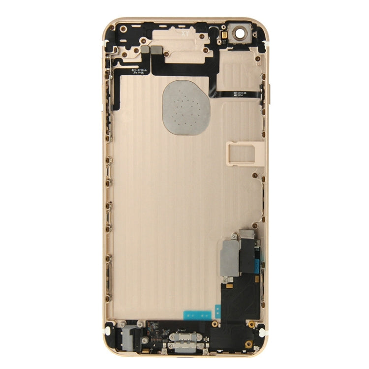 Full Housing Back Cover for iPhone 6 Plus(Gold) - iPhone 6/6 Plus Parts by PMC TechLife | Online Shopping South Africa | PMC TechLife
