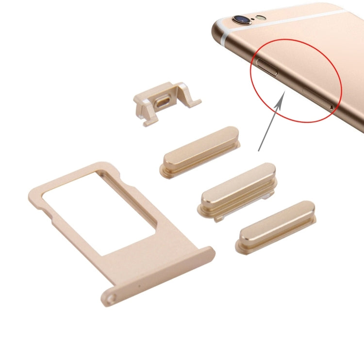 Card Tray Upper Key for iPhone 6s(Gold) - iPhone 6S/6S Plus Parts by PMC TechLife | Online Shopping South Africa | PMC TechLife