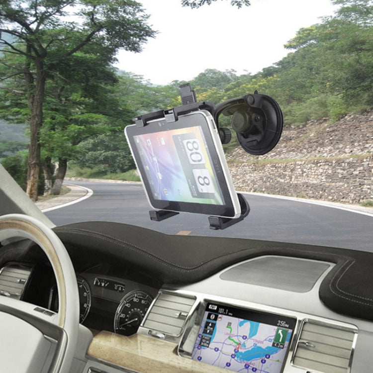 2 in 1 (Air Conditioning Vent Holder + Car Holder) for iPad, iPad mini, other Tab(Black) - Car Holders by PMC TechLife | Online Shopping South Africa | PMC TechLife