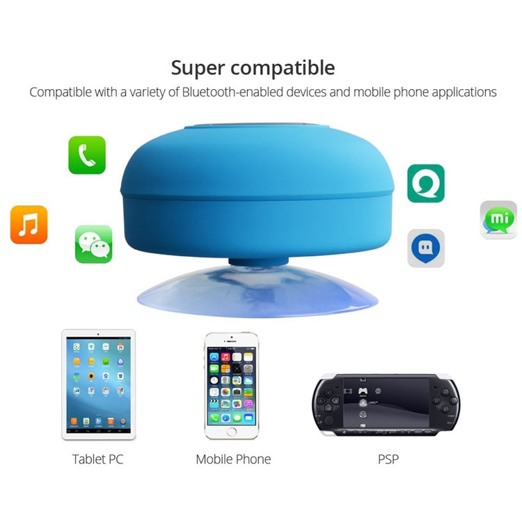 BTS-06 Mini Waterproof IPX4 Bluetooth V2.1 Speaker, Support Handfree Function(Yellow) - Waterproof Speaker by PMC TechLife | Online Shopping South Africa | PMC TechLife