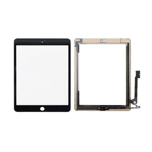 Controller Button + Home Key Button PCB Membrane Flex Cable + Touch Panel Installation Adhesive  Touch Panel for iPad 4(Black) - iPad 4 Parts by PMC TechLife | Online Shopping South Africa | PMC TechLife