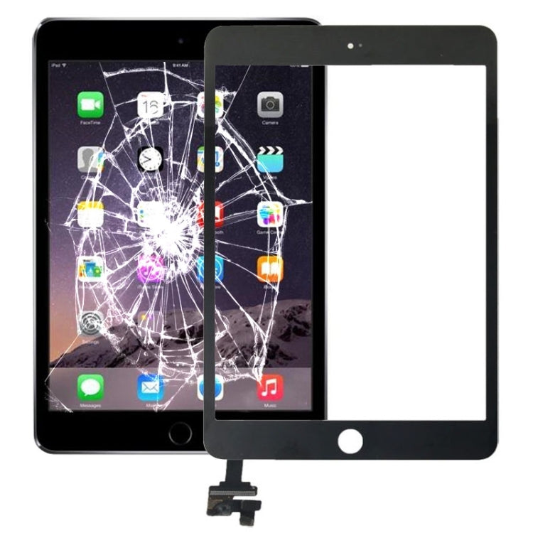 Touch Panel + IC Chip for iPad mini 3(Black) - iPad mini 3 Parts by PMC TechLife | Online Shopping South Africa | PMC TechLife