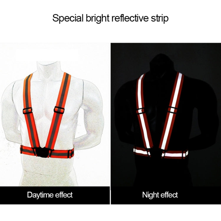 Night Riding Running Flexible Reflective Safety Vest(Purple) - free shipping - PMC TechLife - Order now!