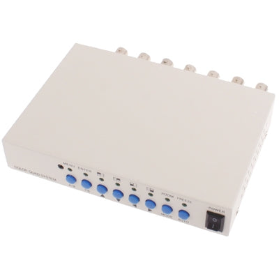 CCTV Color Quad Security Video 4 Channel Processor Divider(White) - Video Balun by PMC Jewellery | Online Shopping South Africa | PMC Jewellery