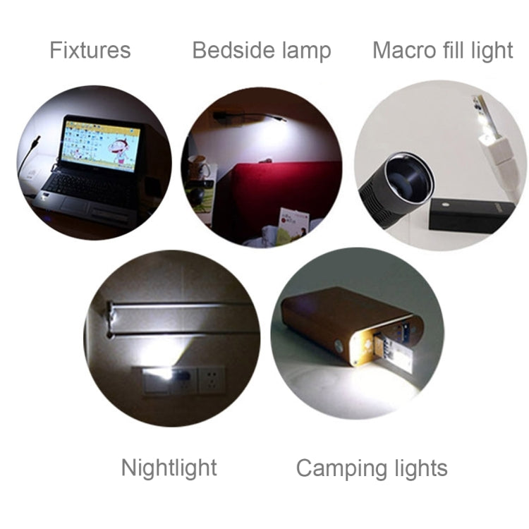 Portable Double Sided USB Touch Light, with 6 PCS LED - USB Light by PMC TechLife | Online Shopping South Africa | PMC TechLife | Buy Now Pay Later Mobicred