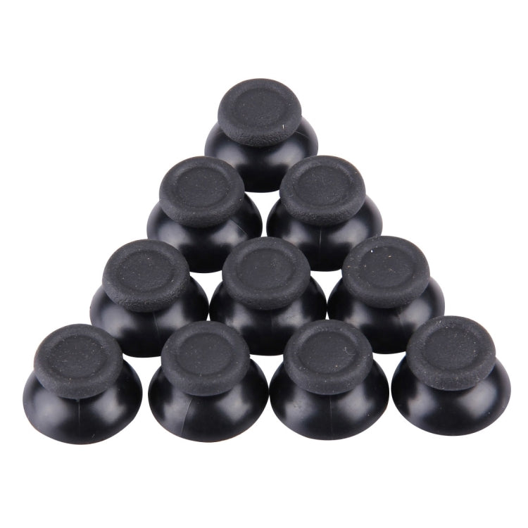 10 PCS Controller Joystick 3D Analog Cap for PS4(Black) - PS4 Spare Parts by PMC TechLife | Online Shopping South Africa | PMC TechLife | Buy Now Pay Later Mobicred