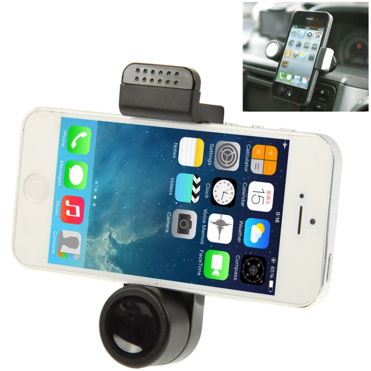 iMount 360 Degree Rotatable Portable Car Air Vent Mount, For iPhone, Galaxy, Huawei, Xiaomi, Lenovo, Sony, LG, HTC and Other Smartphones(Black) - Car Holders by PMC Jewellery | Online Shopping South Africa | PMC Jewellery