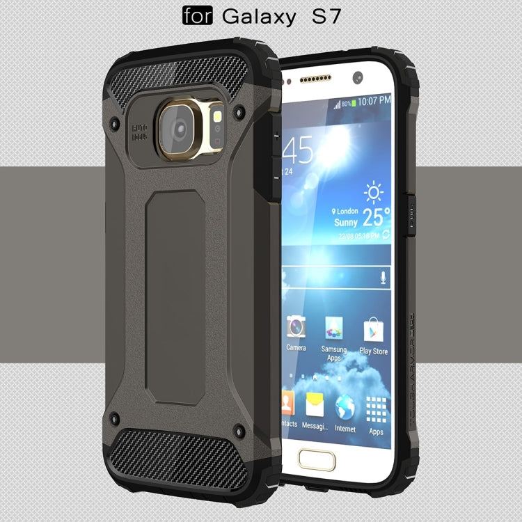 For Galaxy S7 / G930 Tough Armor TPU + PC Combination Case (Black) - Galaxy Phone Cases by PMC Jewellery | Online Shopping South Africa | PMC Jewellery