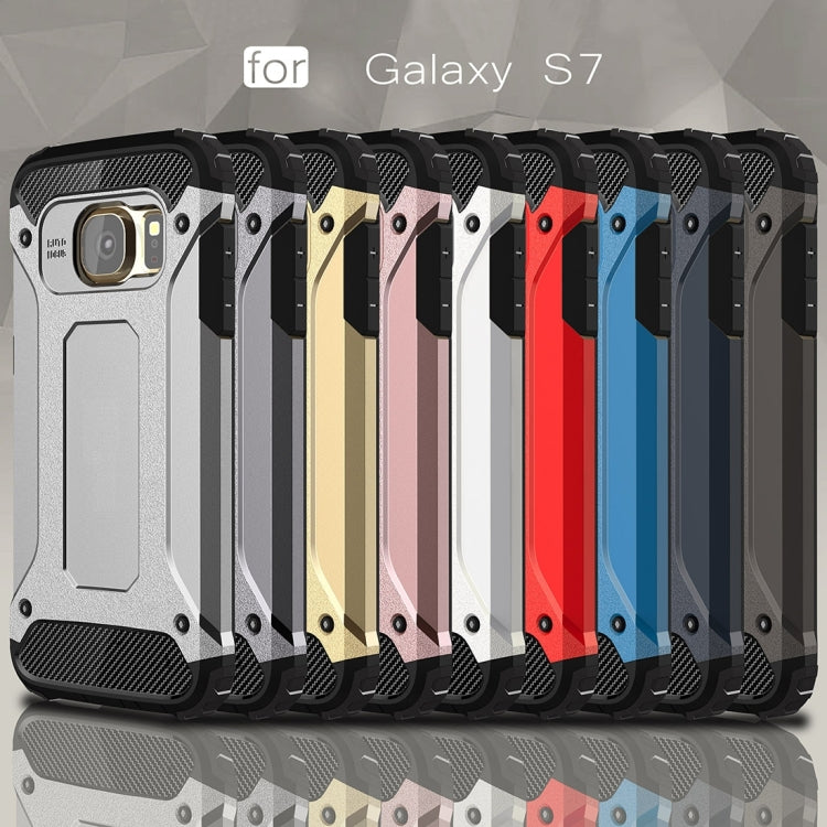 For Galaxy S7 / G930 Tough Armor TPU + PC Combination Case (Black) - Galaxy Phone Cases by PMC Jewellery | Online Shopping South Africa | PMC Jewellery