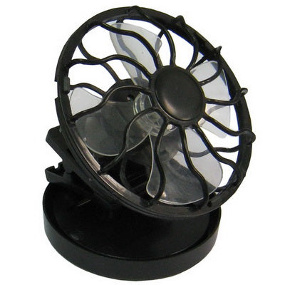 Mini Portable Clip-on Solar Power Cell Travel Cooling Cool Fan(Black) - Others by PMC TechLife | Online Shopping South Africa | PMC TechLife