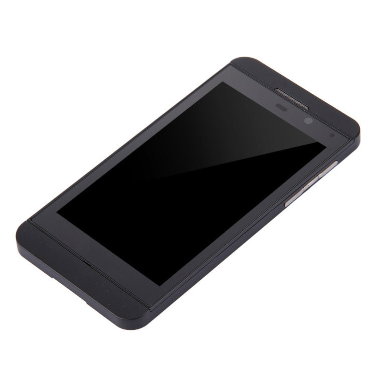 LCD Screen and Digitizer Full Assembly with Frame for BlackBerry Z10 4G(Black) - free shipping - PMC TechLife - Order now!