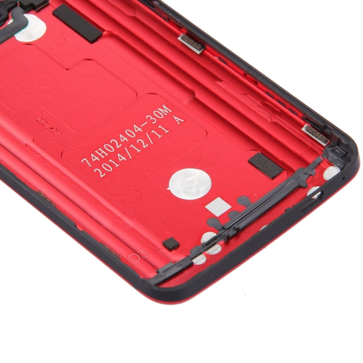 Full Housing Cover (Front Housing LCD Frame Bezel Plate + Back Cover) for HTC One M7 / 801e(Red) - Full Housing Cover by PMC Jewellery | Online Shopping South Africa | PMC Jewellery