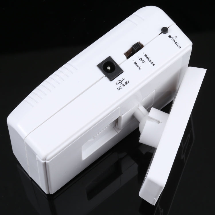 Infrared Sensor Electronic Guest Welcome Doorbell(White) - Sensor Doorbell by PMC TechLife | Online Shopping South Africa | PMC TechLife