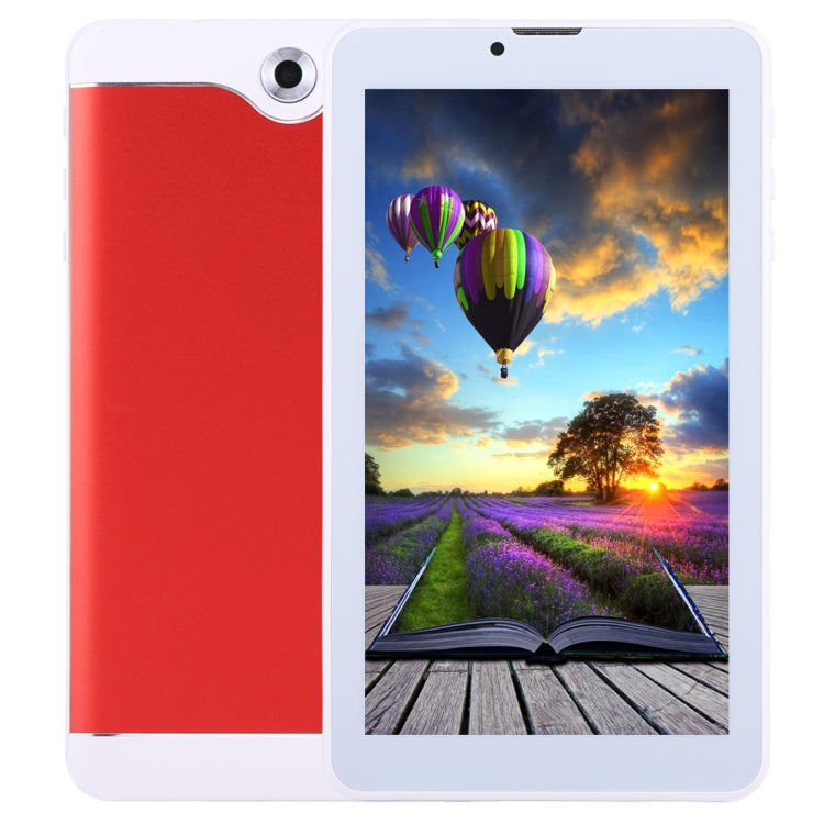 7.0 inch Tablet PC, 1GB+16GB, 3G Phone Call Android 6.0, SC7731 Quad Core, OTG, Dual SIM, GPS, WIFI, Bluetooth(Red) - 7.0-8.0 inch by PMC Jewellery | Online Shopping South Africa | PMC Jewellery