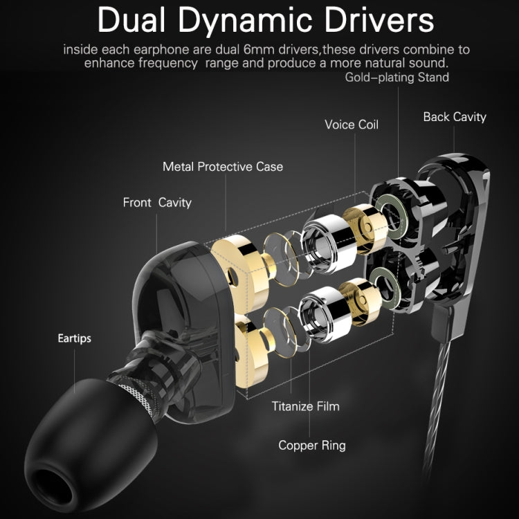 Langsdom Double Moving Coil with Wheat Headset(Black) - Bluetooth Earphone by Langsdom | Online Shopping South Africa | PMC TechLife