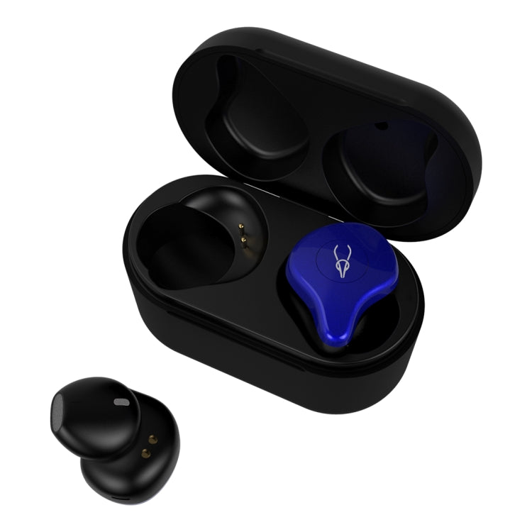 SABBAT X12PRO Mini Bluetooth 5.0 In-Ear Stereo Earphone with Charging Box, For iPad, iPhone, Galaxy, Huawei, Xiaomi, LG, HTC and Other Smart Phones(Blue Dome) - Bluetooth Earphone by Sabbat | Online Shopping South Africa | PMC Jewellery | Buy Now Pay Later Mobicred