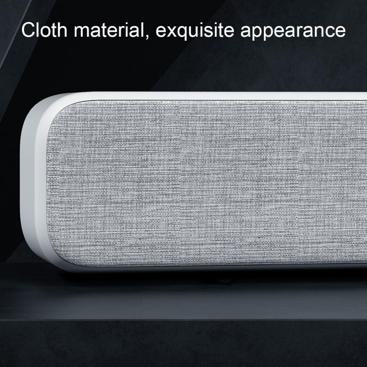 Original Xiaomi Rectangle Cloth TV Audio Bluetooth 4.2, Support A2DP Music Playback(White) - Desktop Speaker by Xiaomi | Online Shopping South Africa | PMC Jewellery