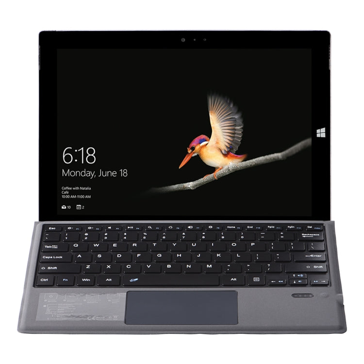 1089A-C For Microsoft Surface pro3 / pro4 / pro 2017 / pro6 / pro7 Universal Magnetic Adsorption Bluetooth 3.0 Keyboard Leather Tablet Case - Others Keyboard by PMC TechLife | Online Shopping South Africa | PMC TechLife