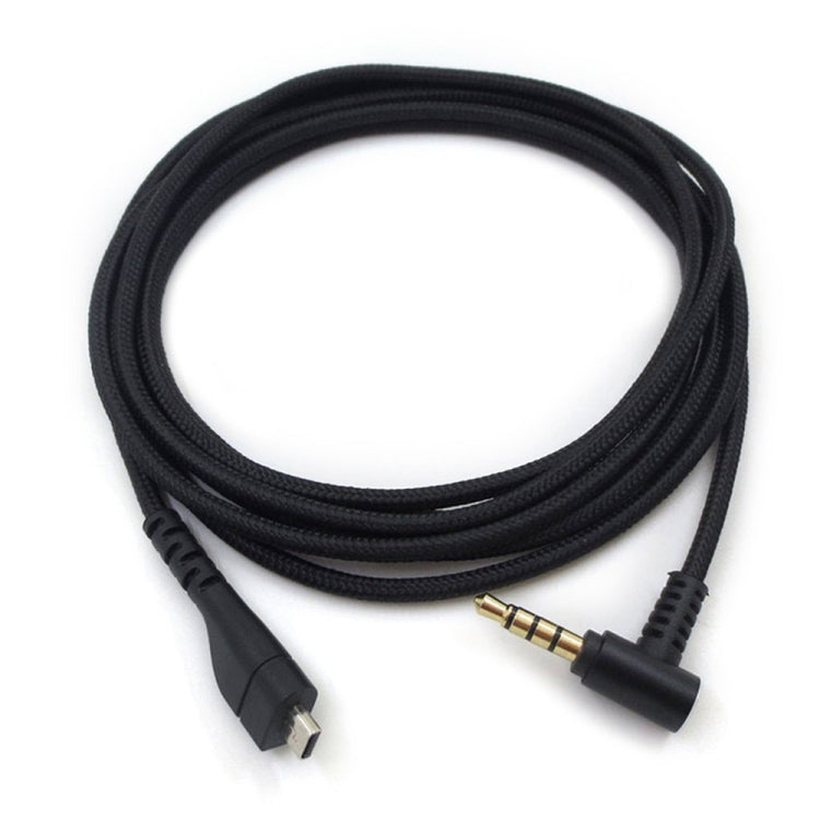 ZS0135 For SteelSeries Arctis 3 / 5 / 7 Earphone Audio Cable, Cable Length: 2m(Black) - Headset Accessories by PMC TechLife | Online Shopping South Africa | PMC TechLife