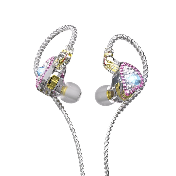 CVJ Liuli 3.5mm In-ear Wired Headphones,Length 2.5m (Red) - In Ear Wired Earphone by CVJ | Online Shopping South Africa | PMC Jewellery