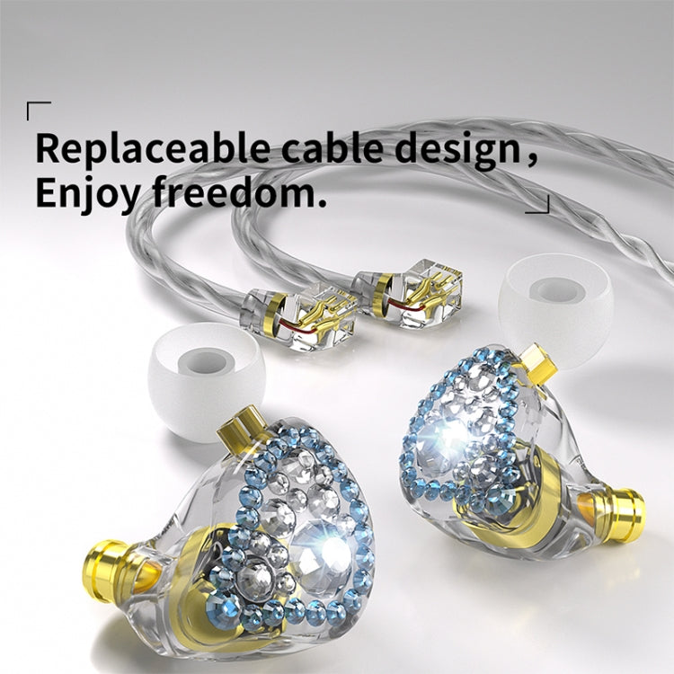 CVJ Liuli 3.5mm In-ear Wired Headphones,Length 2.5m (Blue) - free shipping - PMC TechLife - Order now!