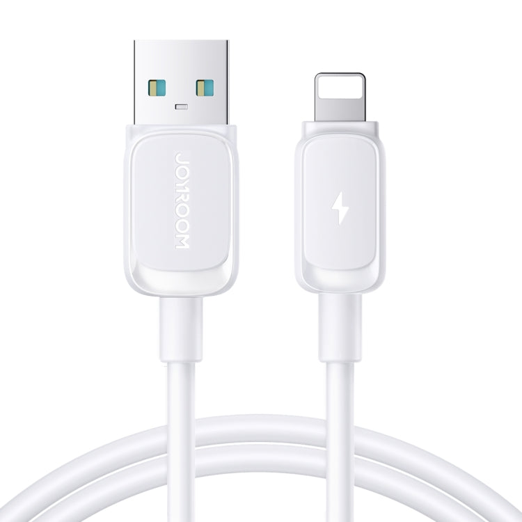 JOYROOM S-AL012A14 Multi-Color Series 2.4A USB to 8 Pin Fast Charging Data Cable, Length:1.2m(White) - Normal Style Cable by JOYROOM | Online Shopping South Africa | PMC Jewellery
