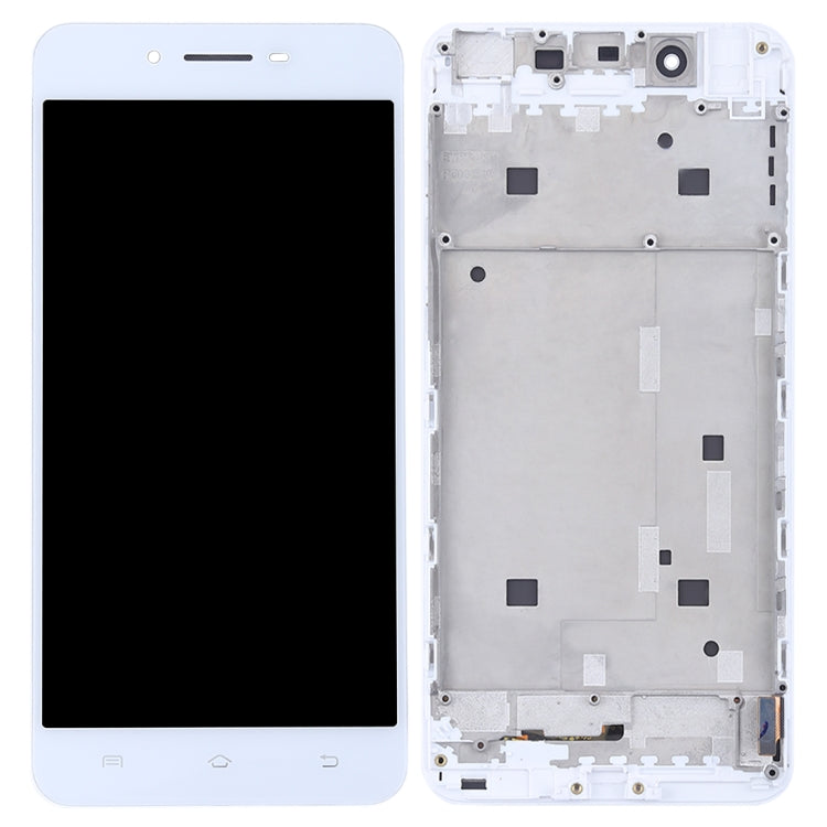 TFT LCD Screen for Vivo X6 Digitizer Full Assembly with Frame(White) - free shipping - PMC TechLife - Order now!