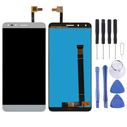 LCD Screen and Digitizer Full Assembly for Alcatel Pop 4 7070 / OT-7070 / OT7070 / 7070X / 7070Q / 7070A / 7070I(White) - LCD Screen by PMC Jewellery | Online Shopping South Africa | PMC Jewellery