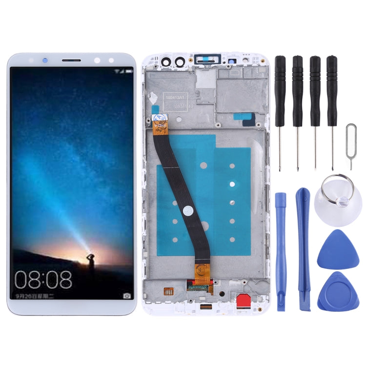 LCD Screen and Digitizer Full Assembly with Frame for Huawei Mate 10 Lite / Nova2i (Malaysia) / Maimang 6 (China) / Honor 9i (India) / G10(White) - LCD Screen by PMC Jewellery | Online Shopping South Africa | PMC Jewellery