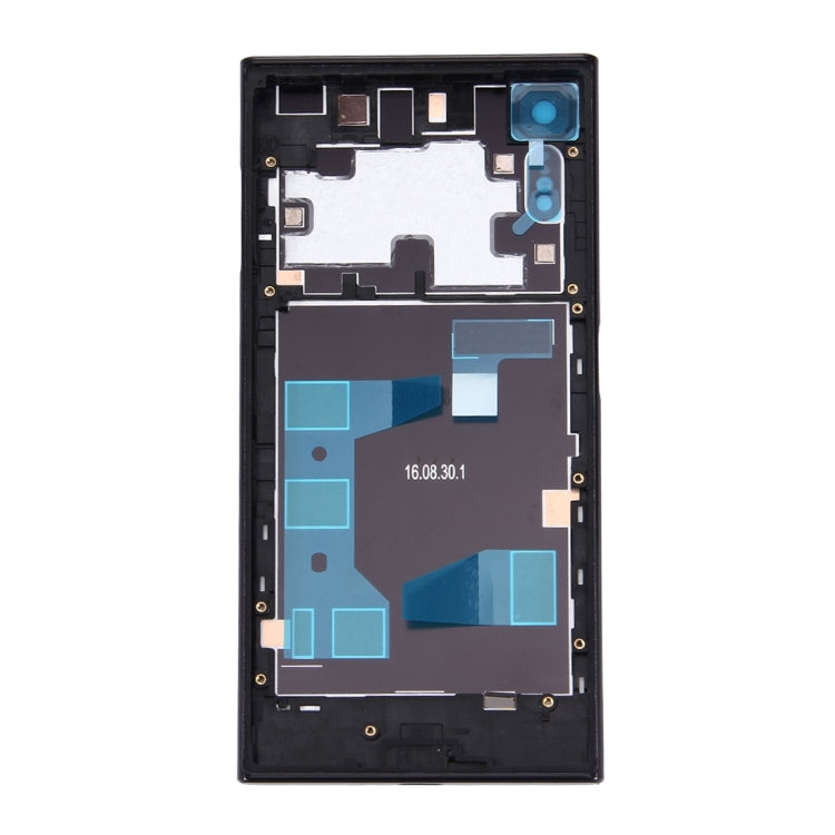 Back Battery Cover + Back Battery Bottom Cover + Middle Frame for Sony Xperia XZ(Black) - Back Cover by PMC TechLife | Online Shopping South Africa | PMC TechLife