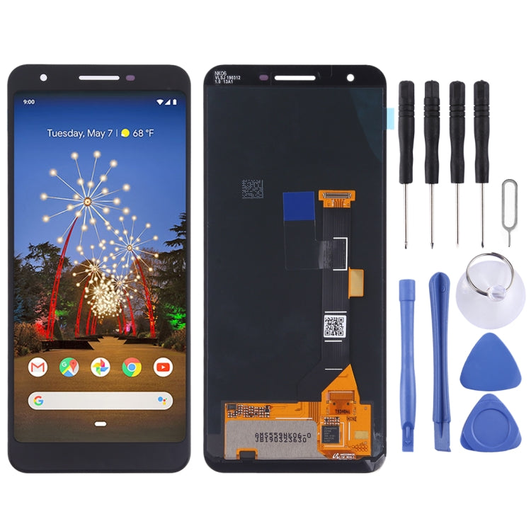 OEM LCD Screen for Google Pixel 3a with Digitizer Full Assembly (Black) - free shipping - PMC TechLife - Order now!