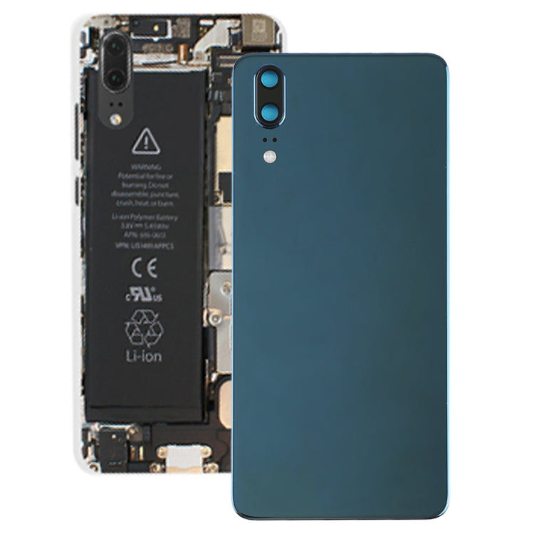 Back Cover with Camera Lens (Original) for Huawei P20(Blue) - Back Cover by PMC TechLife | Online Shopping South Africa | PMC TechLife