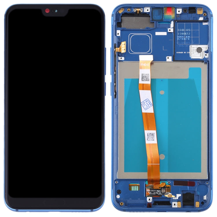 OEM LCD Screen for Huawei Honor 10 Digitizer Full Assembly with Frame (Blue) - LCD Screen by PMC Jewellery | Online Shopping South Africa | PMC Jewellery