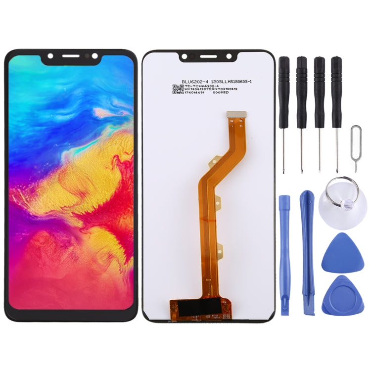 TFT LCD Screen for Infinix Hot 7 X624 with Digitizer Full Assembly (Black) - free shipping - PMC TechLife - Order now!