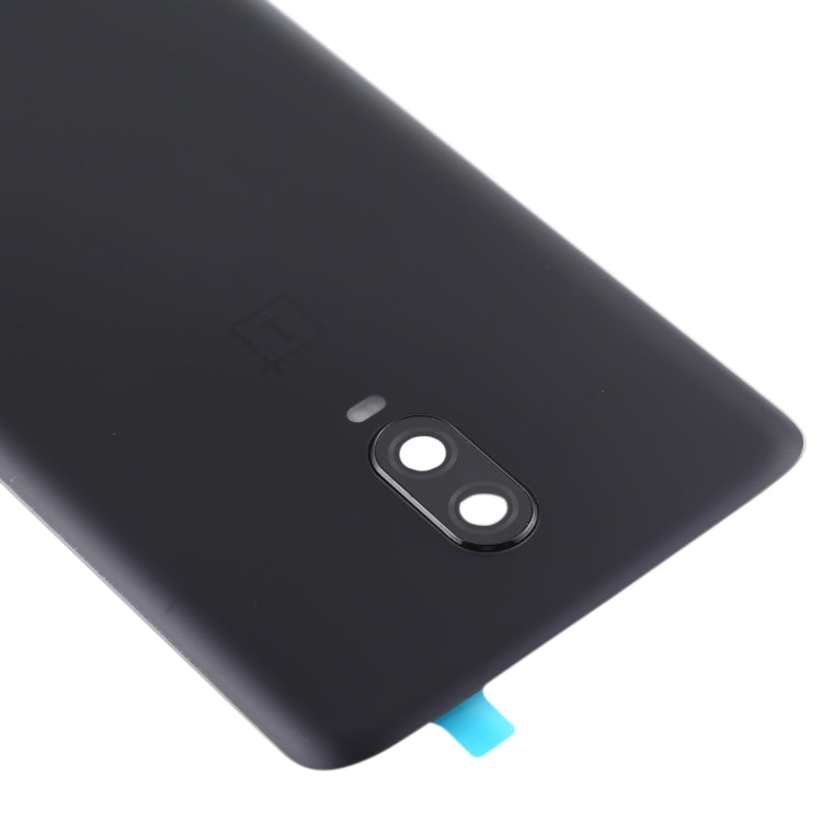 For OnePlus 6T Original Battery Back Cover with Camera Lens (Frosted Black ) - Back Cover by PMC TechLife | Online Shopping South Africa | PMC TechLife
