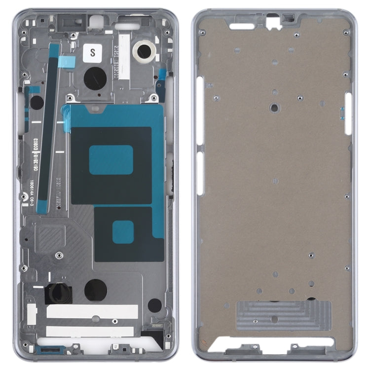 Front Housing LCD Frame Bezel Plate for LG G7 ThinQ / G710 (Silver) - For LG by PMC Jewellery | Online Shopping South Africa | PMC Jewellery