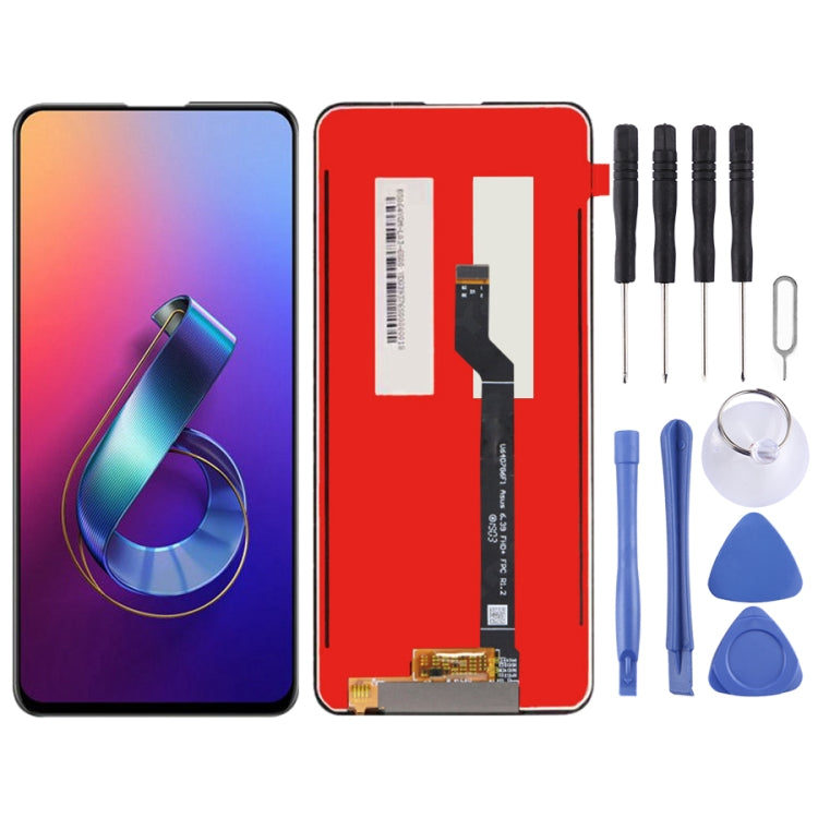 OEM LCD Screen for ASUS Zenfone 6 (2019) ZS630KL with Digitizer Full Assembly (Black) - free shipping - PMC TechLife - Order now!