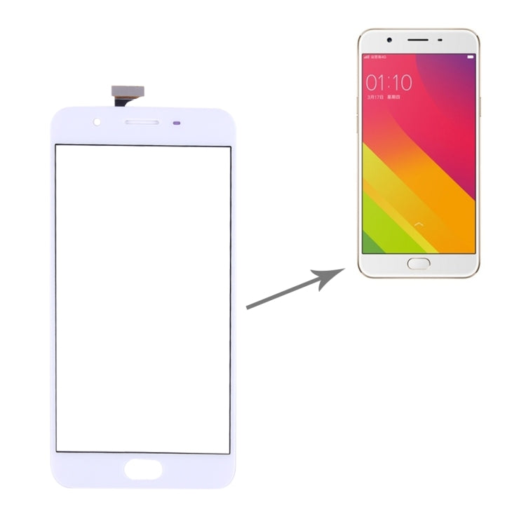 For OPPO A59 / F1s Touch Panel(White) - Touch Panel by PMC Jewellery | Online Shopping South Africa | PMC Jewellery