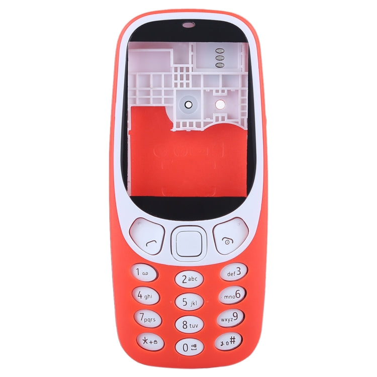 Full Assembly Housing Cover with Keyboard for Nokia 3310(Red) - Full Housing Cover by PMC TechLife | Online Shopping South Africa | PMC TechLife