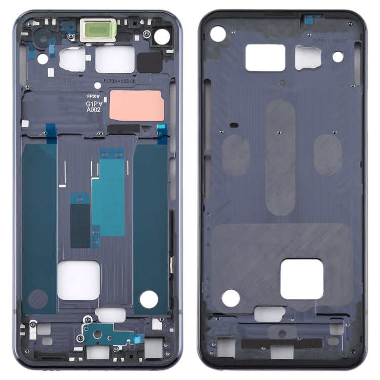Front Housing LCD Frame Bezel Plate for LG Q70 (Black) - For LG by PMC TechLife | Online Shopping South Africa | PMC TechLife